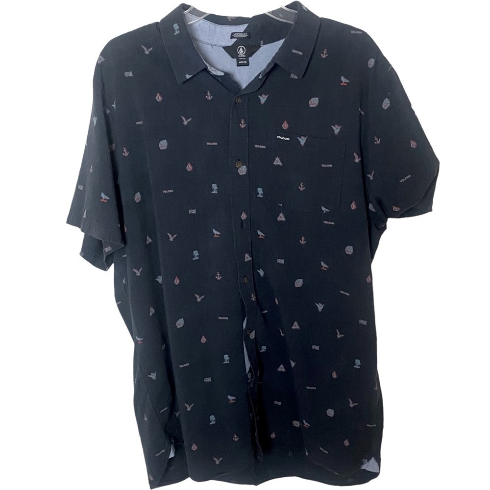 Volcom Blue Mens shirt‎ size US/EU XXL
